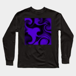 Purple Swirls Long Sleeve T-Shirt